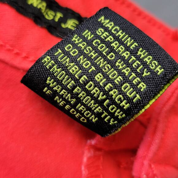 rue21 Red Jeggings Stretch Freedom Flex High Waisted Pants Womens Size 3 Juniors - Picture 4 of 11